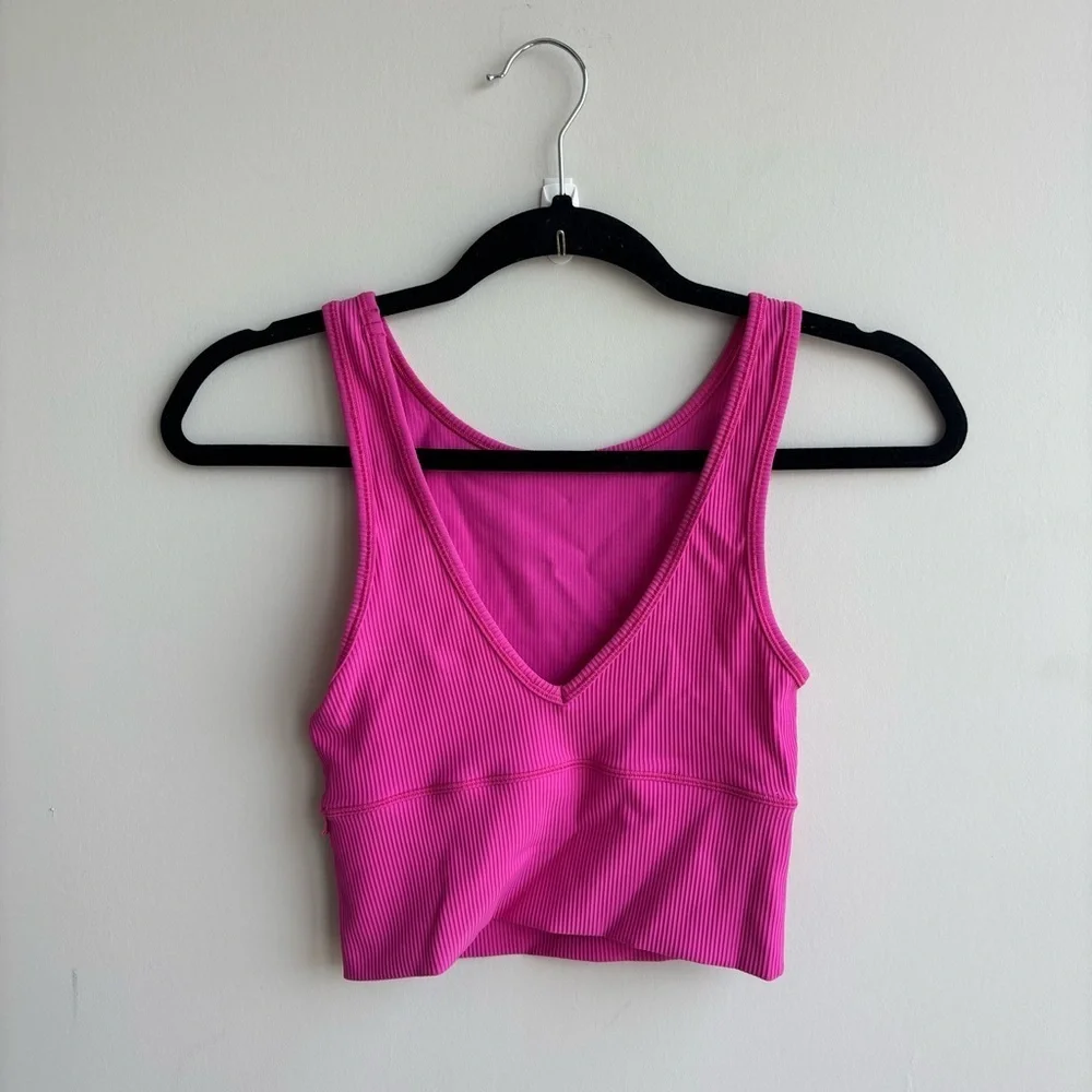 Lululemon Power Pivot Tank Top Ribbed, Size 4